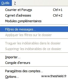ThunderBird - filtres messages